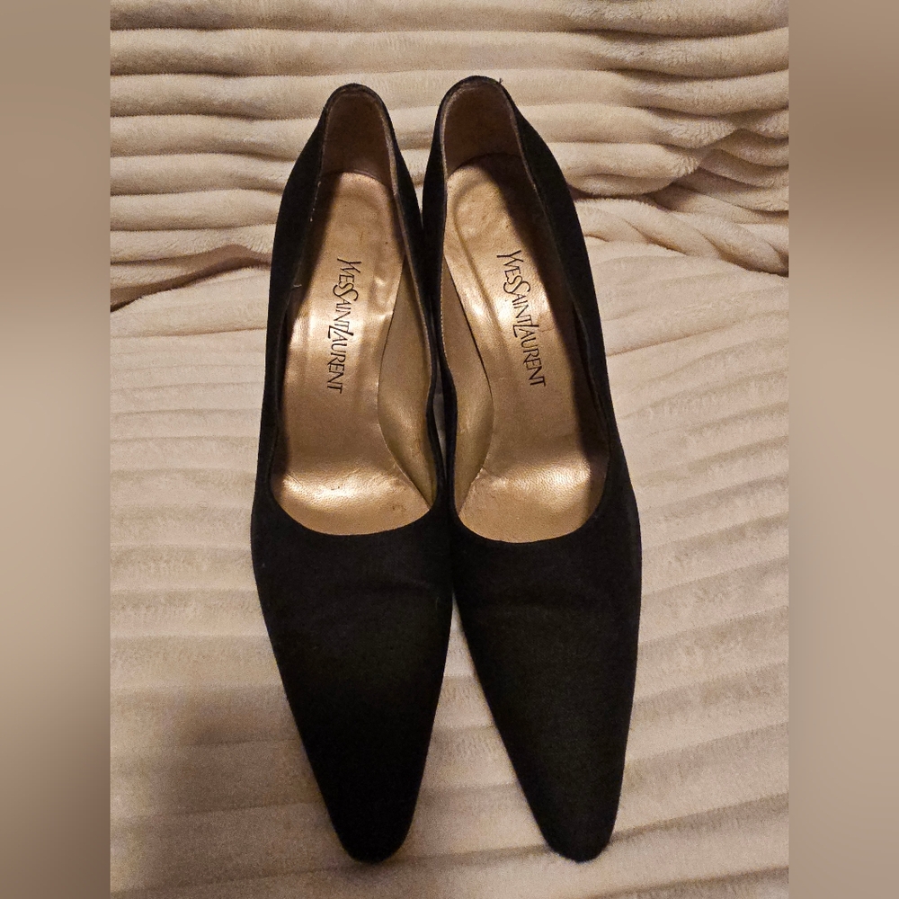 Vintage Yves Saint Laurent Black High Heels